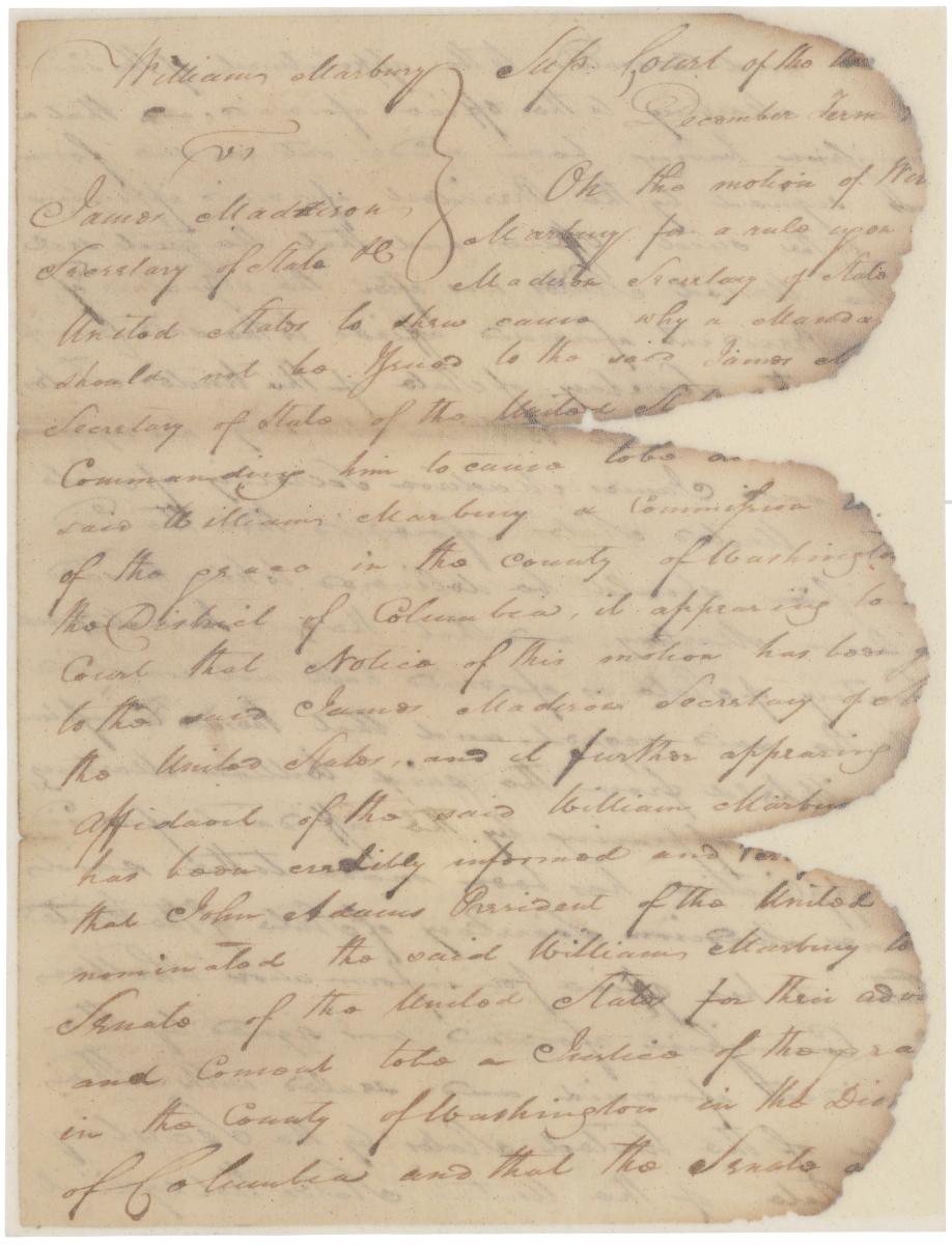 Marbury v. Madison